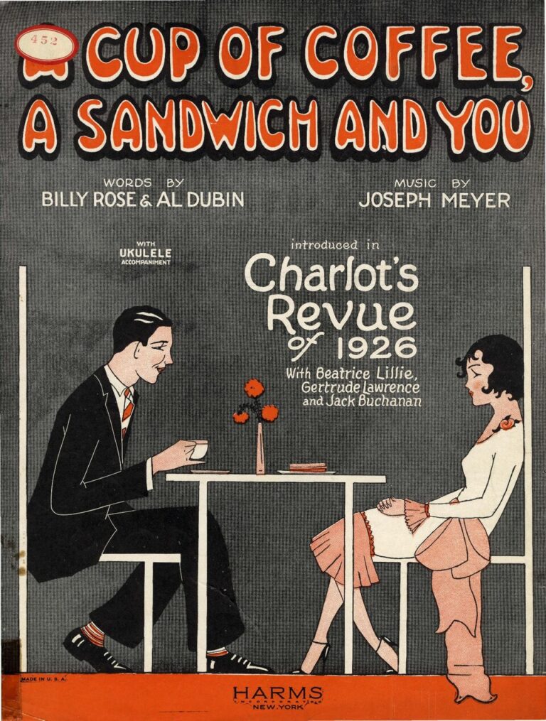 A Cup of Coffee, a Sandwich and You